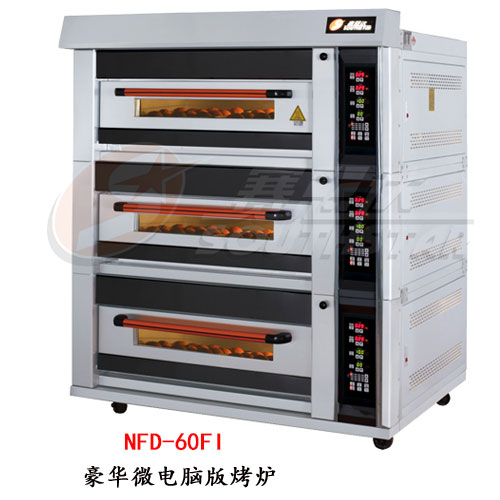 赛思达电烤箱NFD-60FI豪华型三层六盘电脑版厂家直销面包店专用